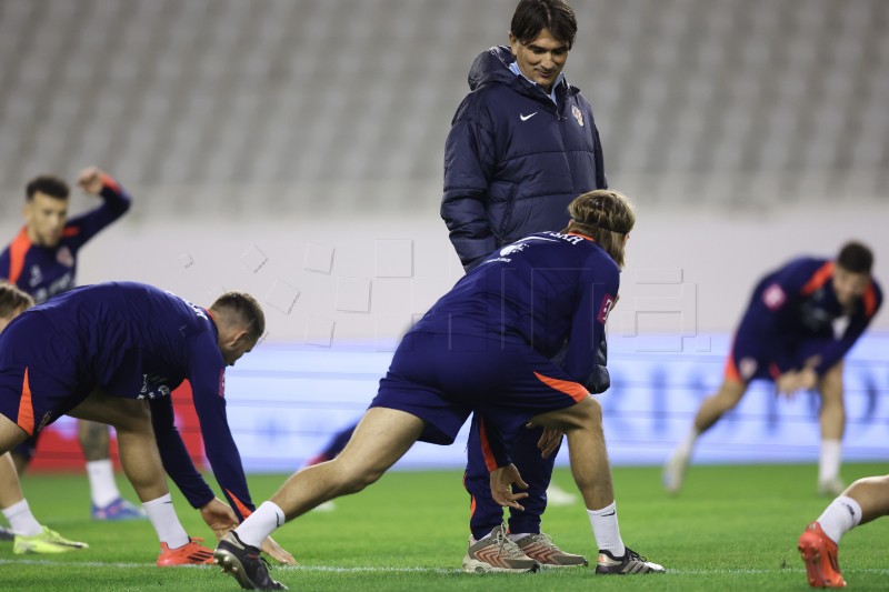 Trening Hrvatske pred utakmicu Lige nacija protiv Portugala