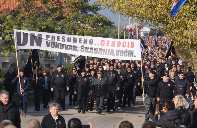 Kolona sjećanja u Škabrnji 