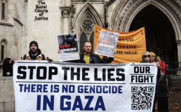 BRITAIN ISRAEL PROTEST ARMS 