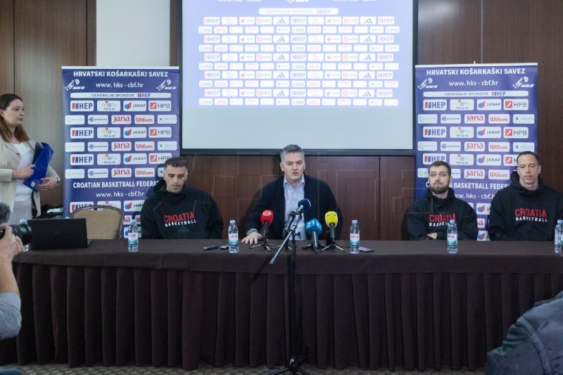 Konferencija za medije uoči drugog kruga kvalificacija za Eurobasket 2025