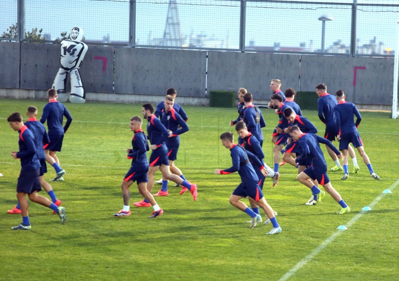 Rijeka: Trening U 21 nogometne reprezentacije