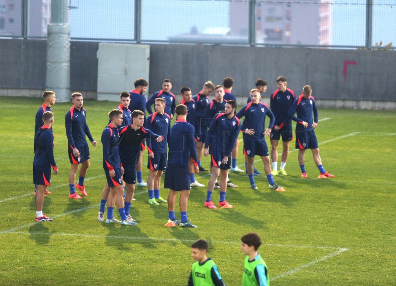 Rijeka: Trening U 21 nogometne reprezentacije