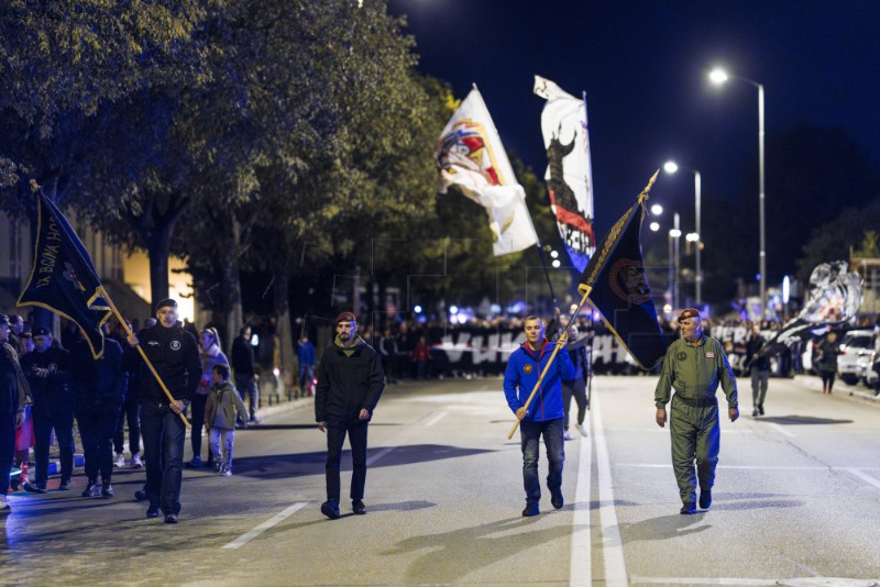 Split: Mimohod za Vukovar i Škabrnju