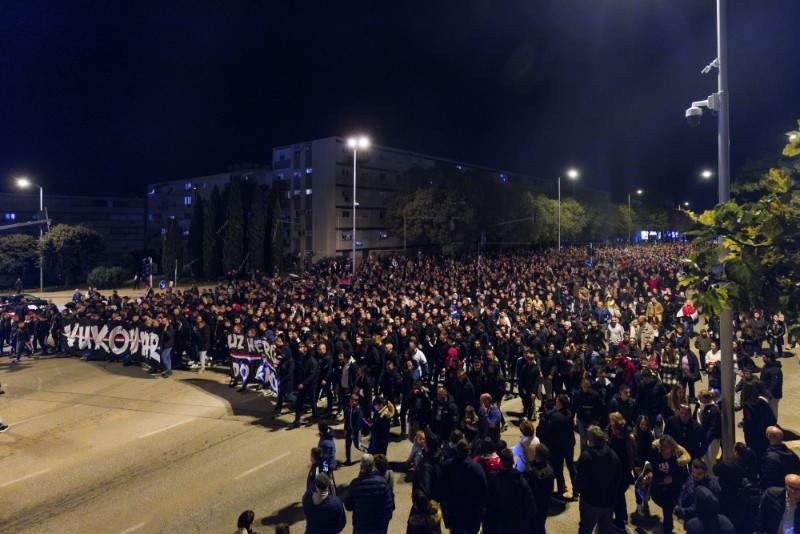 Split: Mimohod za Vukovar i Škabrnju