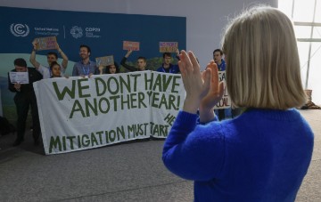 AZERBAIJAN COP29 PROTEST