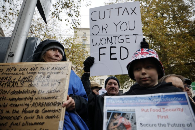 BRITAIN FARMERS PROTEST