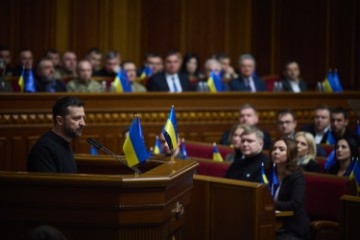 UKRAINE PARLIAMENT ZELENSKY