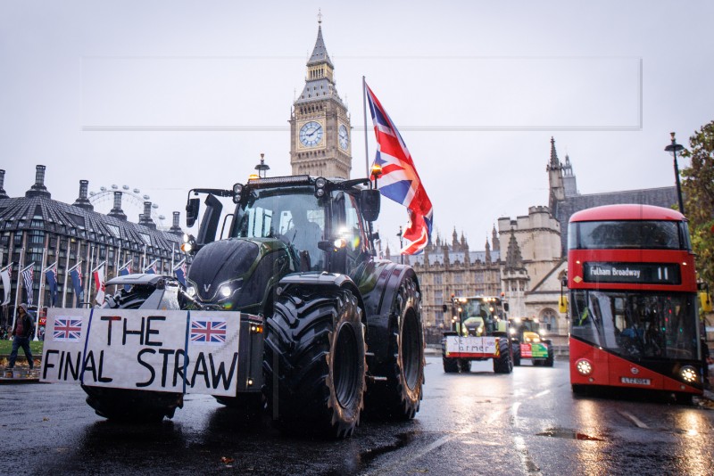 BRITAIN FARMERS PROTEST