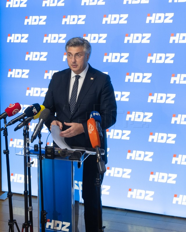 Izjava predsjednika HDZ-a nakon sjednice Predsjeništva