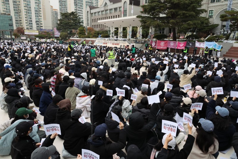 SOUTH KOREA UNIVERSITY PROTEST