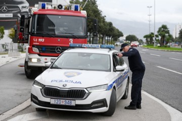 Evakuacijska vježbe uz sirene i hitne službe u Dalmatia Toweru