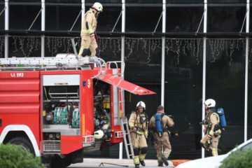 Evakuacijska vježba uz sirene i hitne službe u Dalmatia Toweru