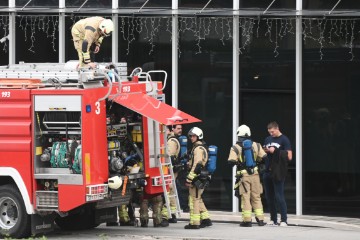 Evakuacijska vježba uz sirene i hitne službe u Dalmatia Toweru