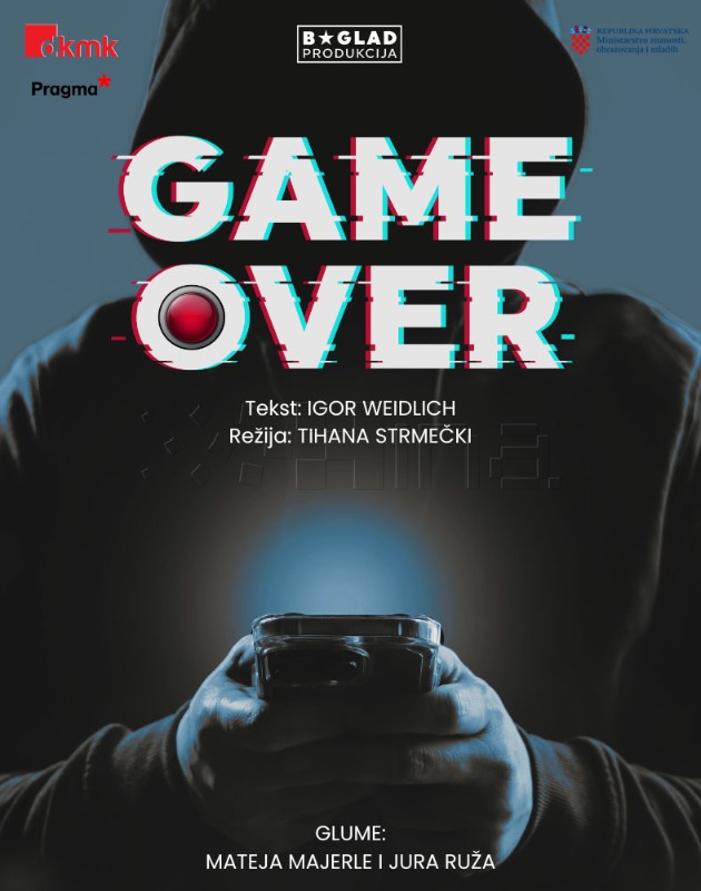 Premijera prve hrvatske predstave o sekstingu "Game over" 21. studenoga