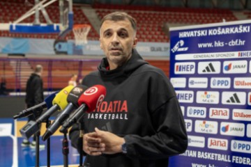 Trening košarkaške muške seniorske reprezentacije Hrvatske