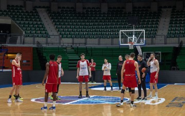 Trening košarkaške muške seniorske reprezentacije Hrvatske