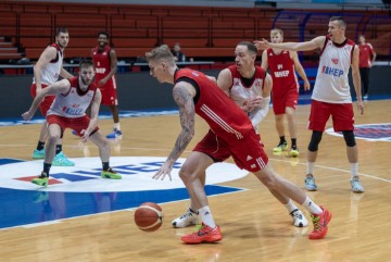 Trening košarkaške muške seniorske reprezentacije Hrvatske