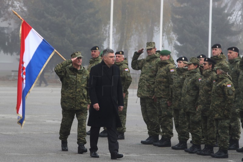 Ispraćaj 42. HRVCON u NATO-ovu operaciju potpore miru KFOR u Republiku Kosovo