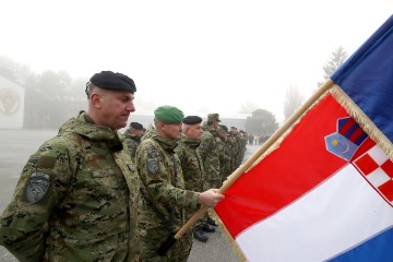 Ispraćaj 42. HRVCON u NATO-ovu operaciju potpore miru KFOR u Republiku Kosovo