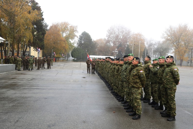 Ispraćaj 42. HRVCON u NATO-ovu operaciju potpore miru KFOR u Republiku Kosovo