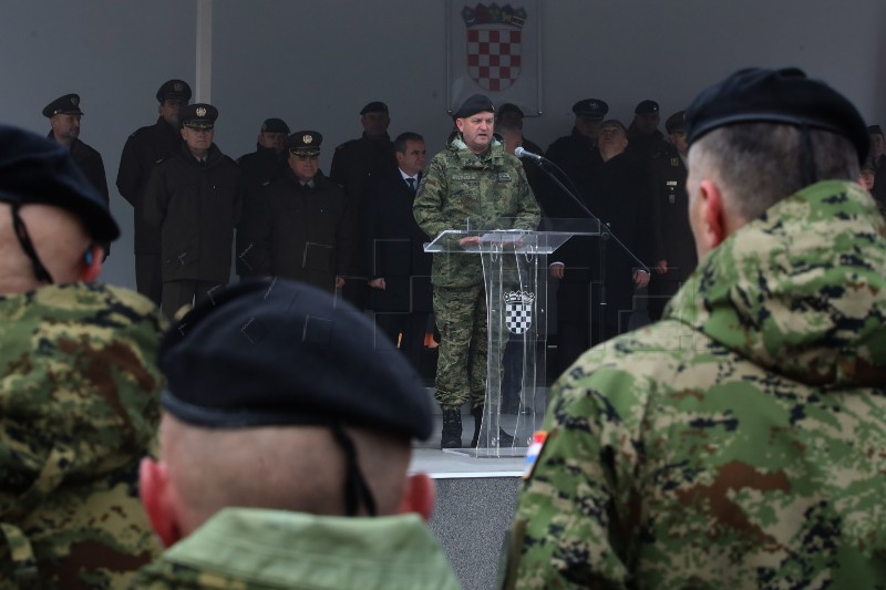 Ispraćaj 42. HRVCON u NATO-ovu operaciju potpore miru KFOR u Republiku Kosovo