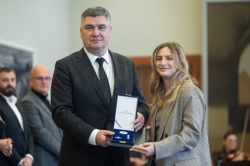 Milanović uručio odlikovanja hrvatskim olimpijcima i paraolimpijcima