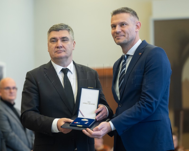 Milanović uručio odlikovanja hrvatskim olimpijcima i paraolimpijcima