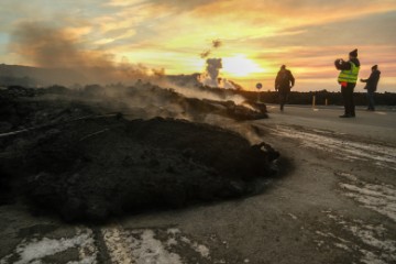 ICELAND VOLCANIC ERUPTION