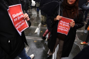 SERBIA ACCIDENT PROTEST