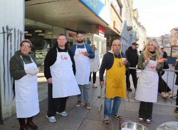 Gastro humanitarna akcija na riječkom Korzu