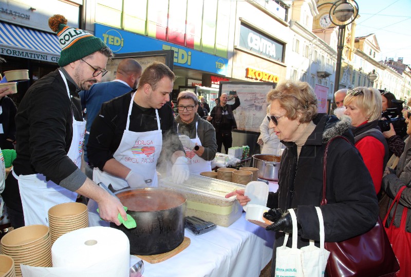 Gastro humanitarna akcija na riječkom Korzu