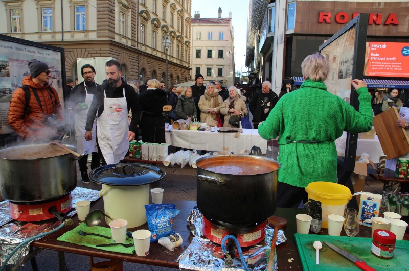 Gastro humanitarna akcija na riječkom Korzu