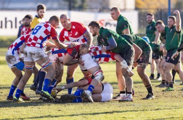 Utakmica Trophy divizije između ragbijaša Hrvatske i Litve