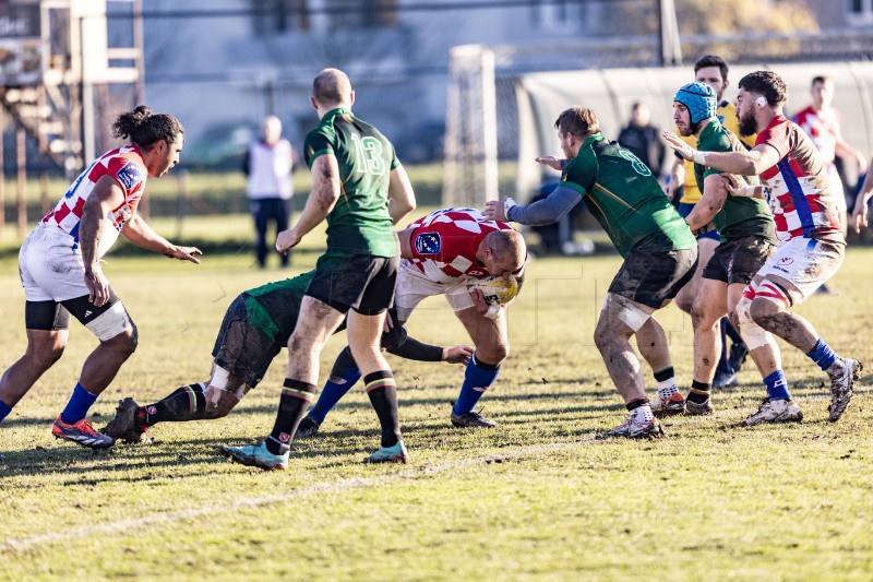 Utakmica Trophy divizije između ragbijaša Hrvatske i Litve