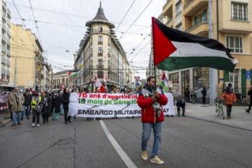 SWITZERLAND PROTEST ISRAEL GAZA CONFLICT