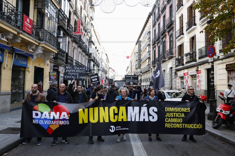 SPAIN PROTEST FLOODS
