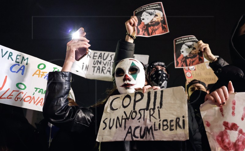 ROMANIA ELECTIONS PROTEST