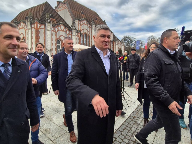 Čakovec: Milanović krenuo u borbu za novi petogodišnji mandat na čelu države