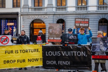 BELGIUM FUR PROTEST