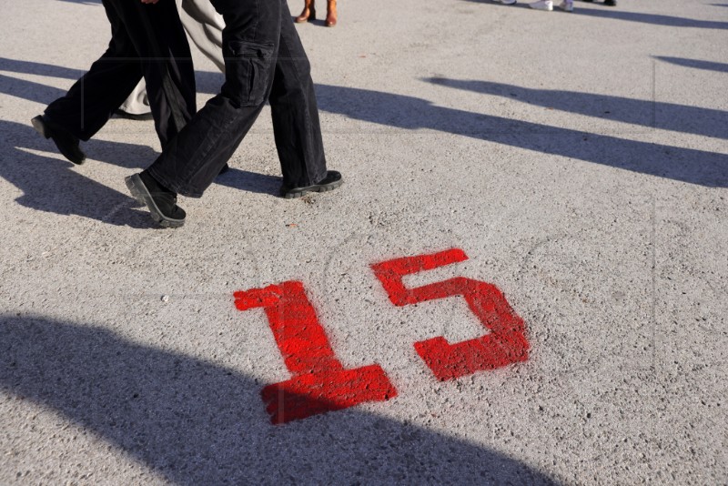 SERBIA ACCIDENT PROTEST