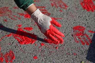 SERBIA ACCIDENT PROTEST