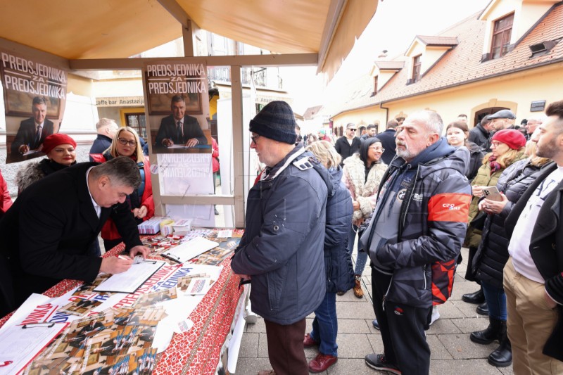 Milanović prikupljao potpise u Samoboru