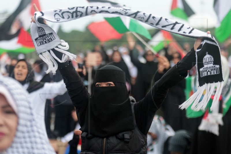 INDONESIA PROTEST ISRAEL GAZA CONFLICT