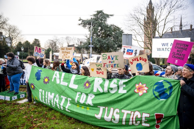 NETHERLANDS CLIMATE PROTEST ICJ