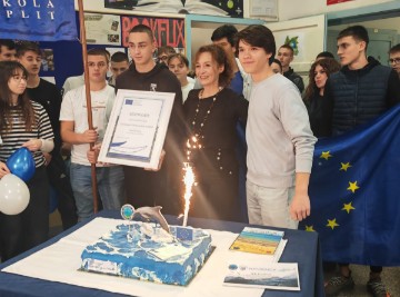 Pomorska škola Split dobila certifikat Mreže europskih plavih škola