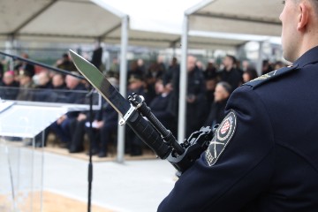 Otkrivanje spomenika poginulim, nestalim i umrlim pripadnicima Vojne policije