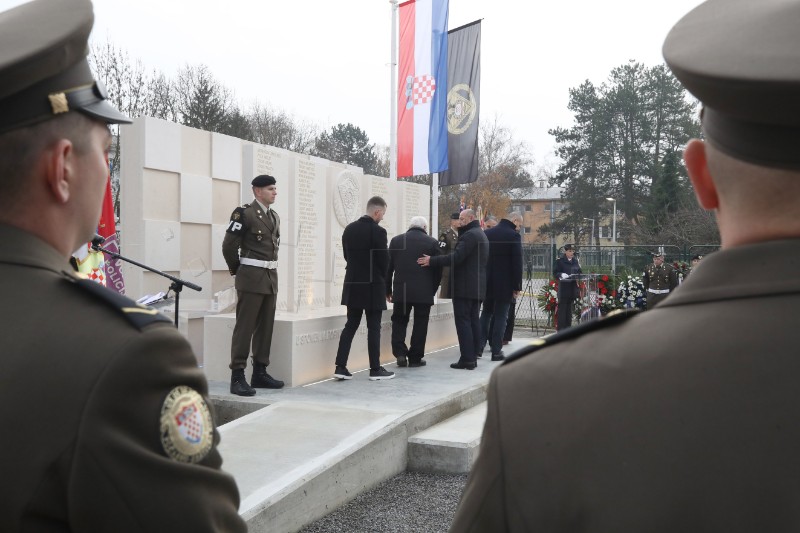 Otkrivanje spomenika poginulim, nestalim i umrlim pripadnicima Vojne policije