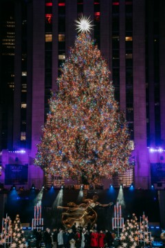 USA HOLIDAYS ROCKEFELLER CENTER TREE LIGHTING