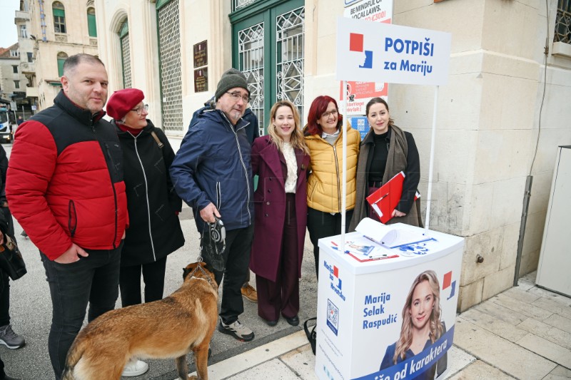 Kandidatkinja za predsjednicu Marija Selak Raspudić održala konferenciju za medije