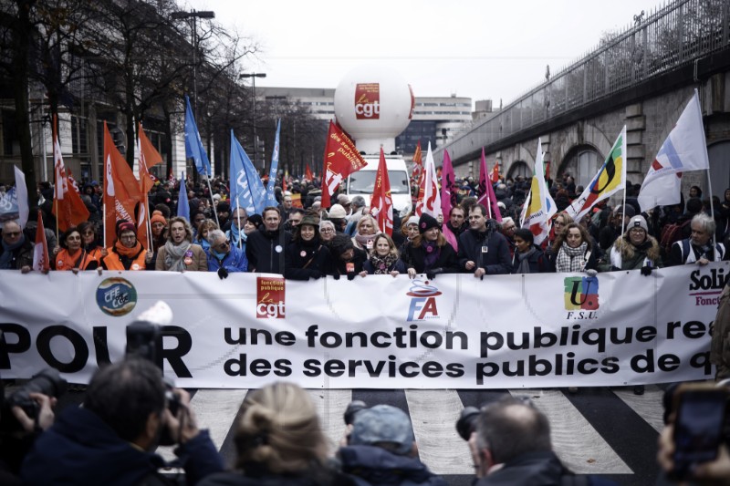 FRANCE PUBLIC SECTOR PROTEST